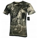Футболка 3XL Xtreme Couture by AFFLICTION Men T-Shirt DARK HORSE Skull Tattoo Biker